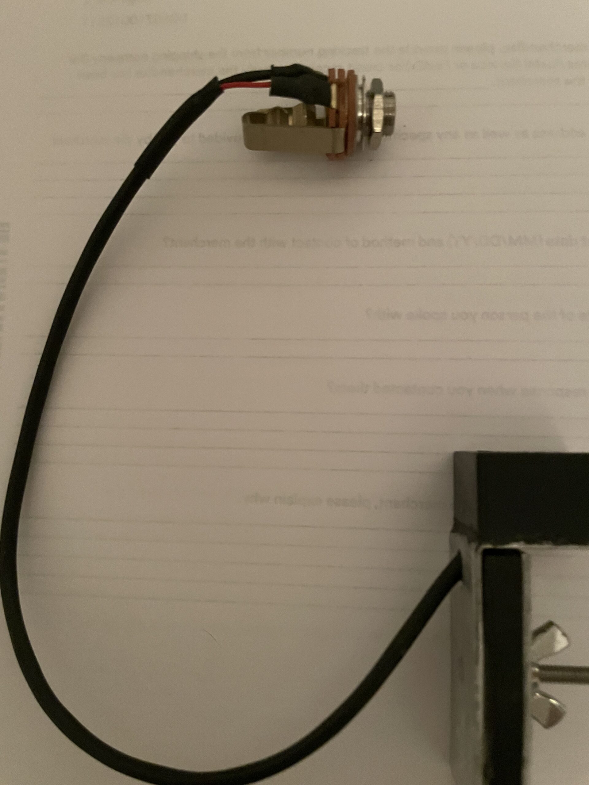 Jones-Hatfield Banjo Pickup (1/4-inch jack)