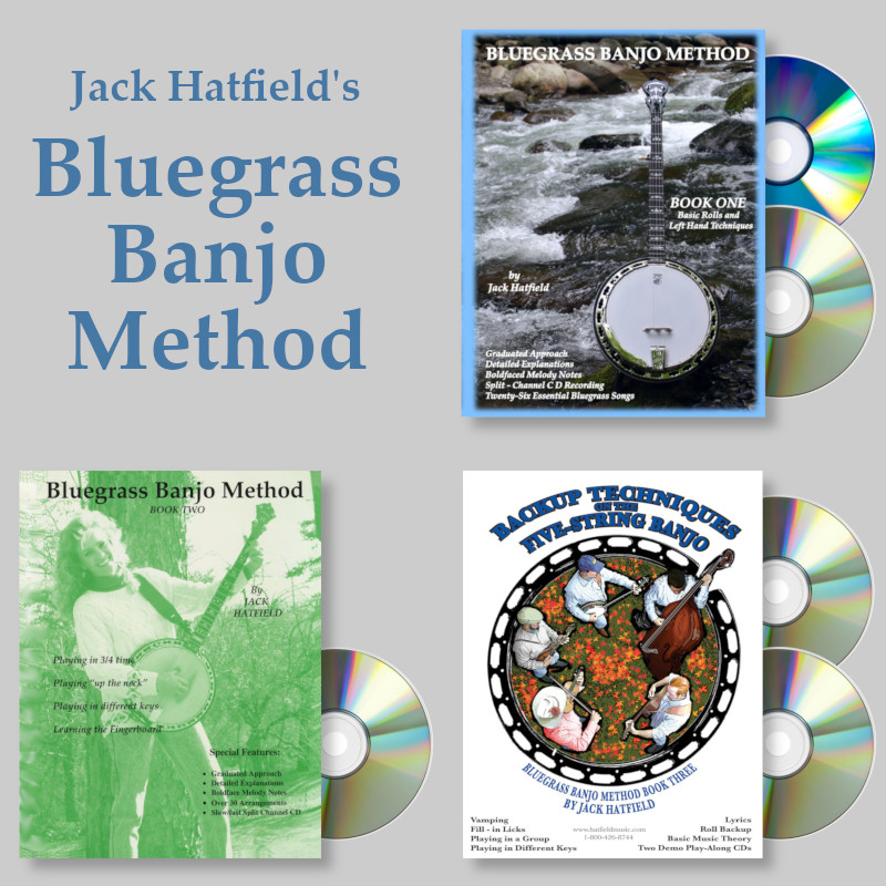 Bluegrass Banjo Method - Get All Three Books!